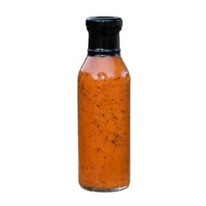 Peach vinaigrette salad dressing